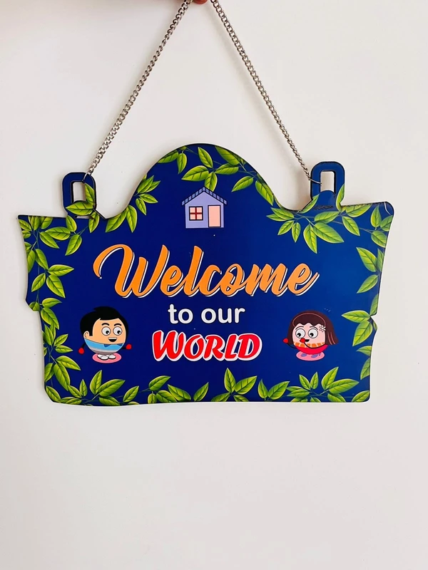 Wooden Wall Hanging - Welcome