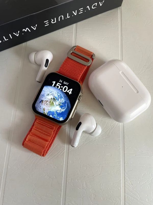 Hw8 Ultra With Airpod Pro Always On Display