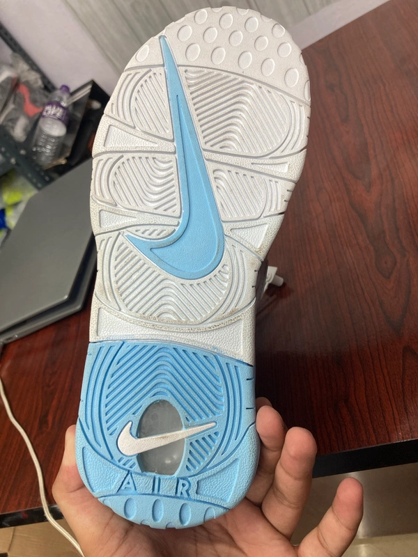 Uptempo Blue White  - 8.5