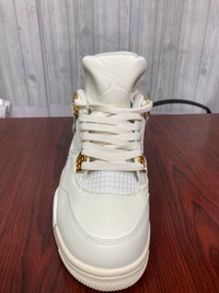 Jordan 4 White Golder. UA Quality  - 9, Baja White