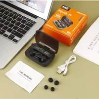 TWS M19 TWS Bluetooth Headphone - Black