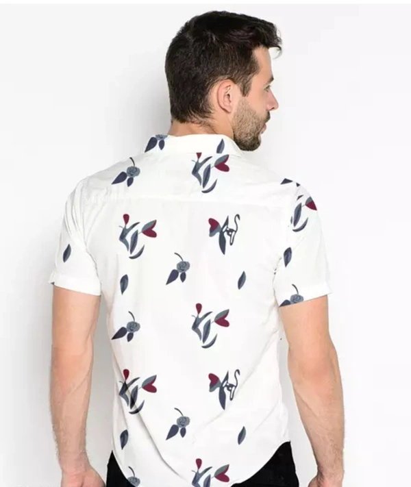 LYCRA MEN'S SHIRTS - White, L