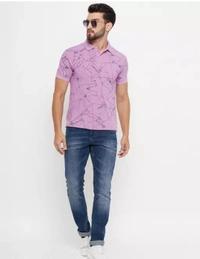 Relane Men'S Printed Polo Tshirt  - XXL