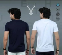 Rasim Lifestyle Printed Mens Tshirt (Pack of 2) | Tshirt For Mens - M
