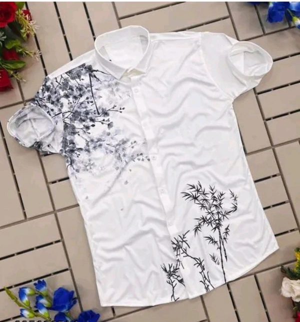 Trending Stylish Fashionable Casual Shirts For Men - S, White