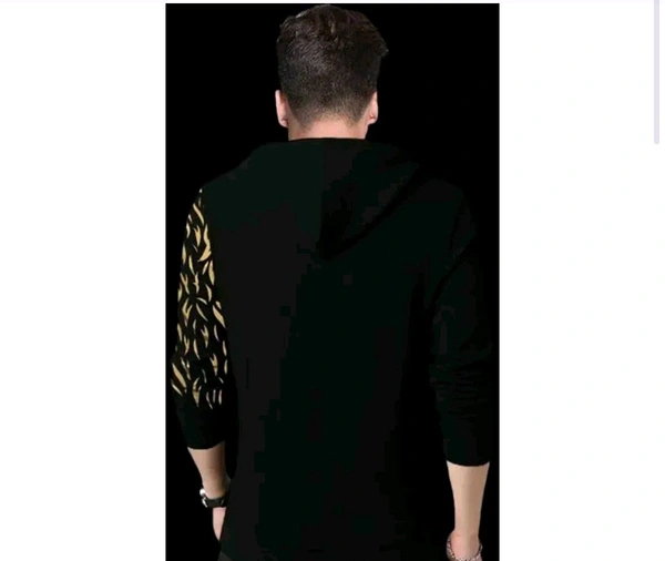 SWAGGERjns men's printed Regular fit Hooded T-shirt | T-shirt For Men | Men's Full Sleeve sweatshirt - XXL