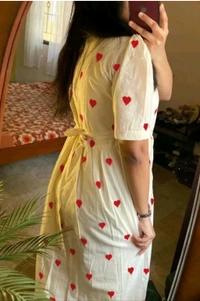 White Red Heart Gown - XL