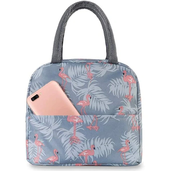 Export Insulated Lunch Bag for Office School Picnic Outdoor Lunch Bag for Women Student Kids Storage Bag Portable and Reusable Regular Size Multicolor Pack of 1