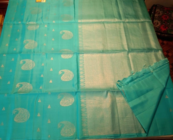 PURE SILK FANCY SAREE BORDERLESS