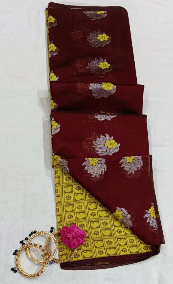 BORDERLESS MEENA PUTTA - Maroon Oak