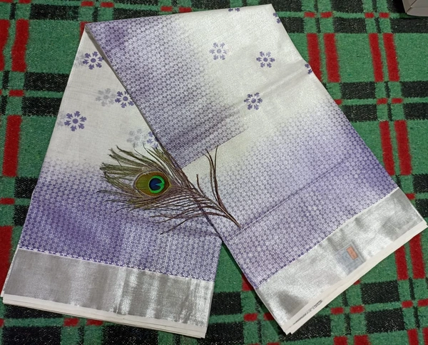 Silver Tissue  - Electric Violet