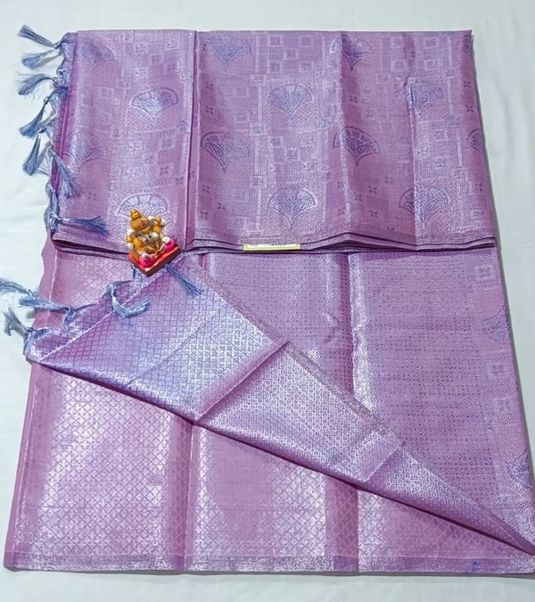 Banarasi Soft Silk - Lavender Magenta