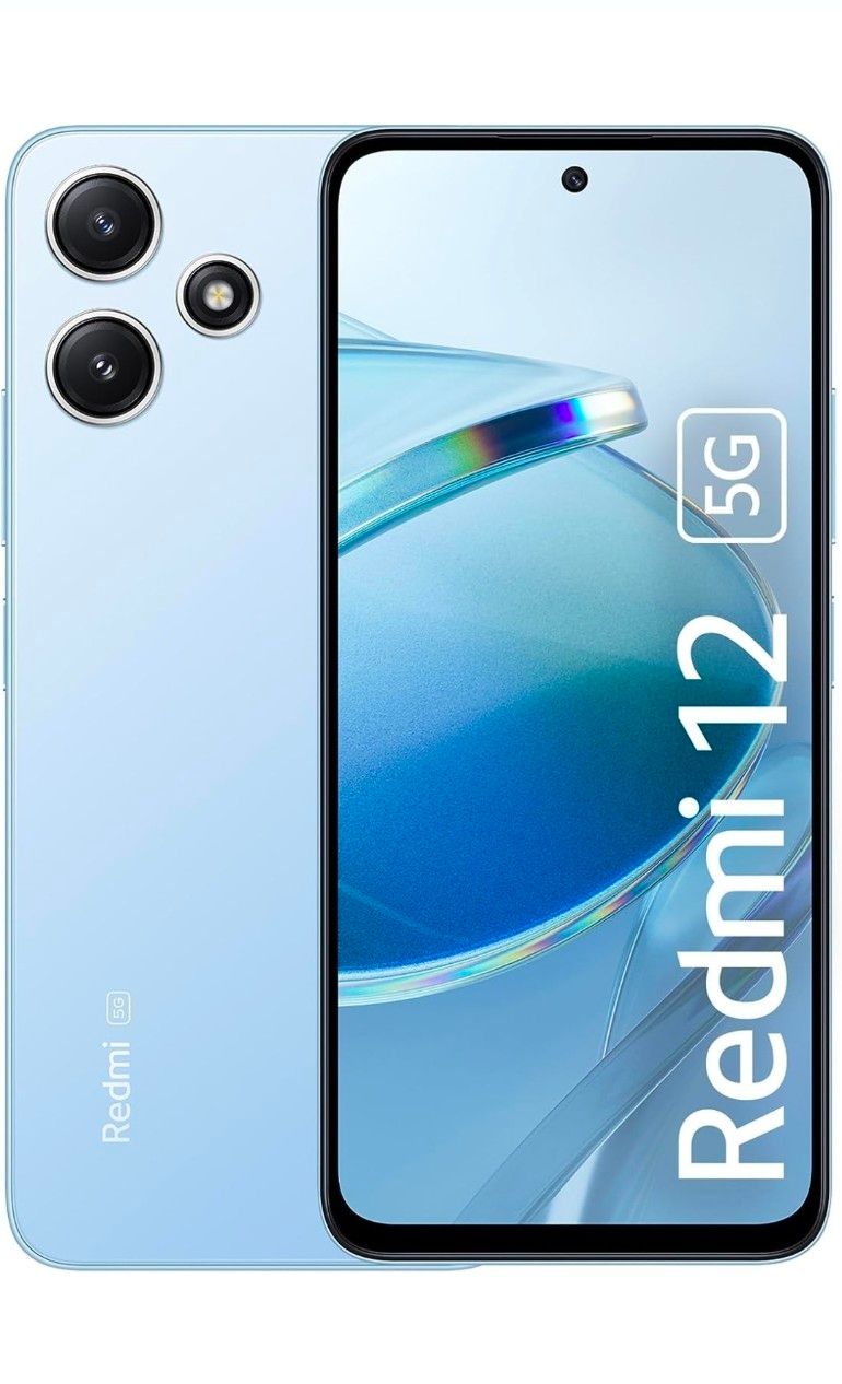 REDMI 12 4GB RAM/128GB STORAGE MOONSTONE SILVER