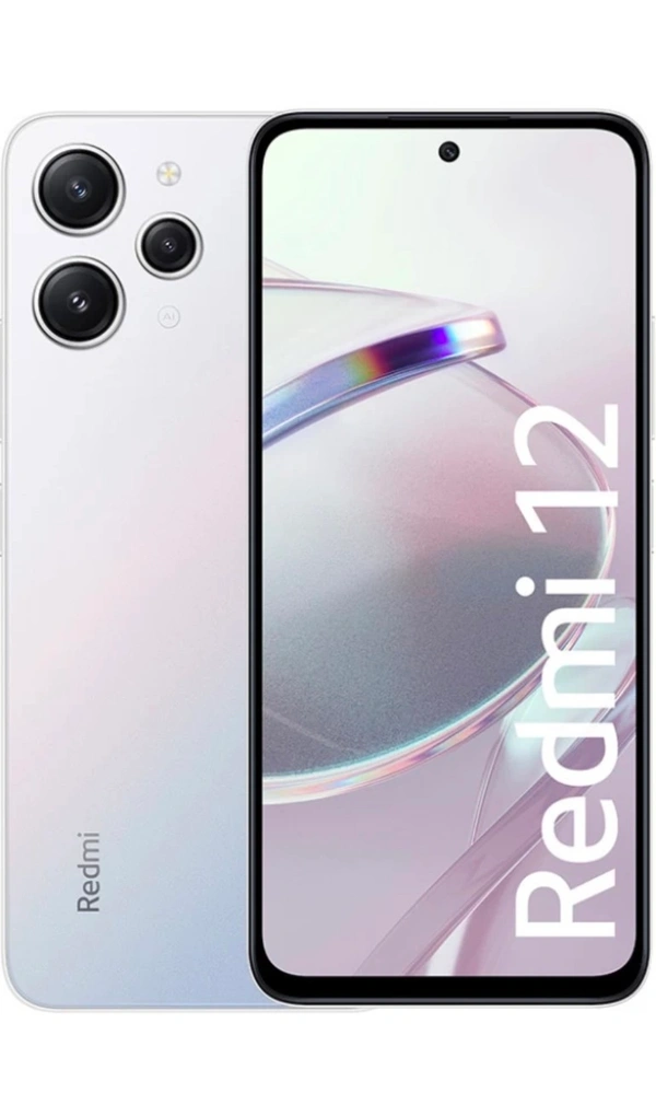 REDMI 12 4GB RAM/128GB STORAGE MOONSTONE SILVER