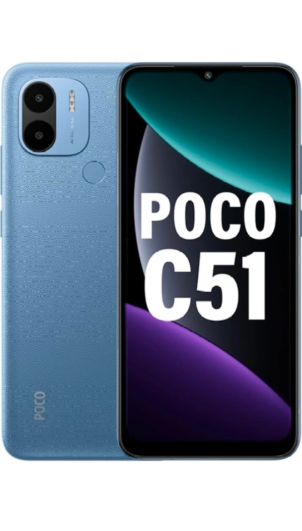 POCO C51 4GB RAM/64GB STORAGE ( ROYAL BLUE)