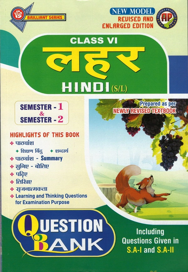 VGS 6TH HINDI Q.B S/L