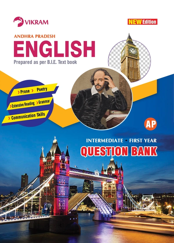 VIKRAM 1ST INTER ENGLISH Q.B