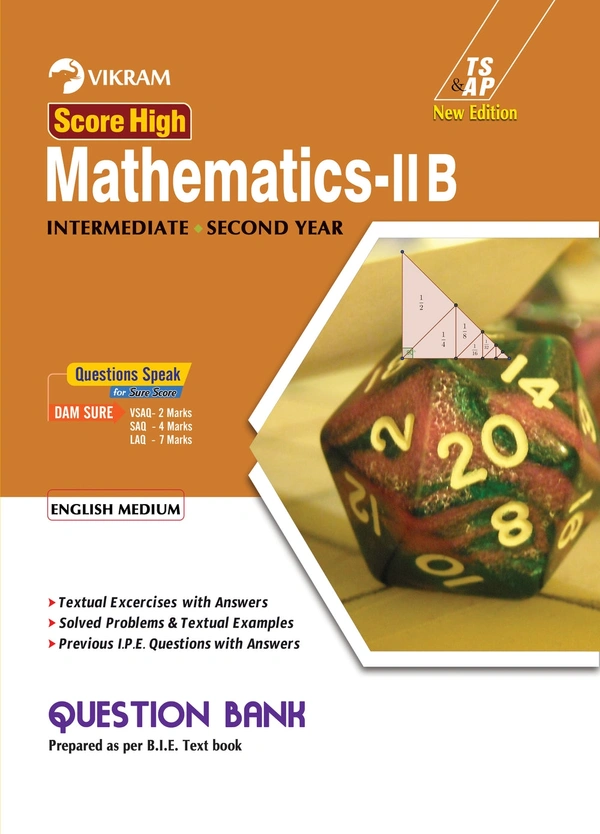 VIKRAM 2ND INTER MATHS 2B Q.B E/M