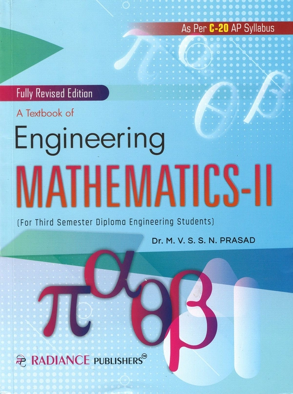 RADIANCE ENGINEERING MATHS-II- MVSSN PRASAD - 3RD SEM COMMON