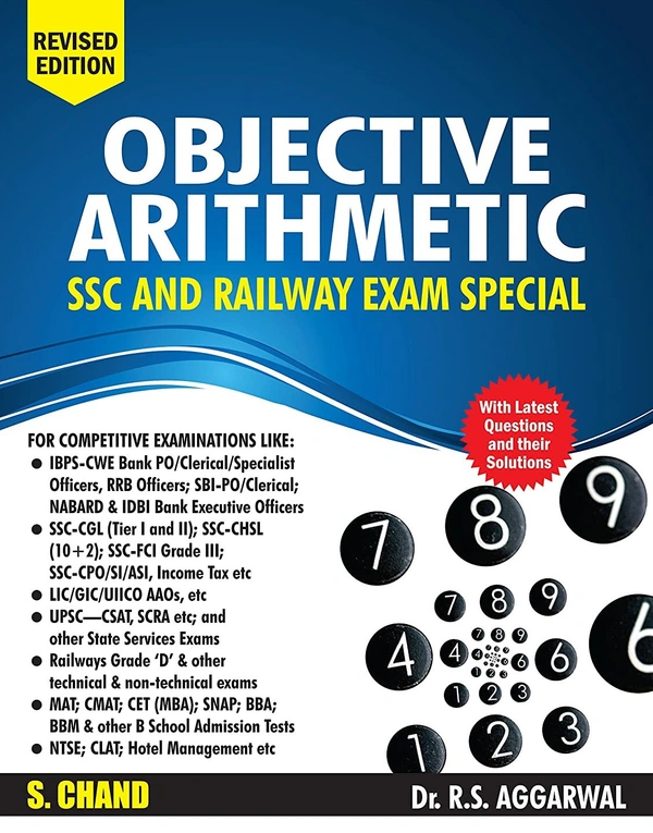 SCHAND OBJECTIVE ARITHMETIC - R.S.AGGARWAL
