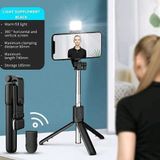 Bluetooth Extendable Selfie Stick with Wireless Remote, Selfie Stick, Adjustable and Rotatable Design (BLACK) 242266564 - Black