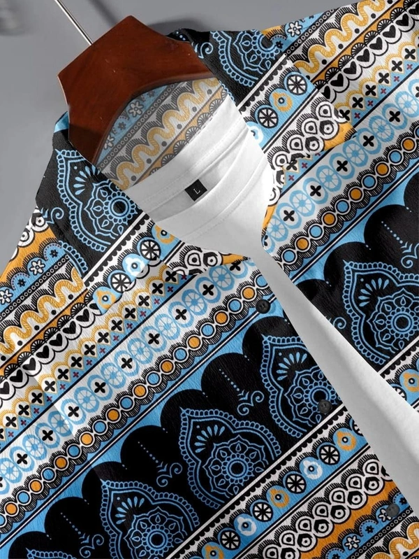 🤩 SPECIAL SUMMER 🏝️ MEN'S DIGITAL PRINTED BEACH AND NIGHT WEAR* 💘 - M