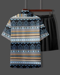 🤩 SPECIAL SUMMER 🏝️ MEN'S DIGITAL PRINTED BEACH AND NIGHT WEAR* 💘 - M