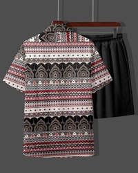 SPECIAL SUMMER 🏝️ MEN'S DIGITAL PRINTED BEACH AND NIGHT WEAR*  - L