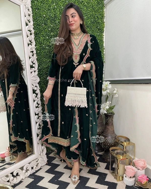 LUNCHING PRIMIUM QUALITY DRESS + PANT + DUTTA COMBO FOR ALL FESTIVAL* ✨ - XL