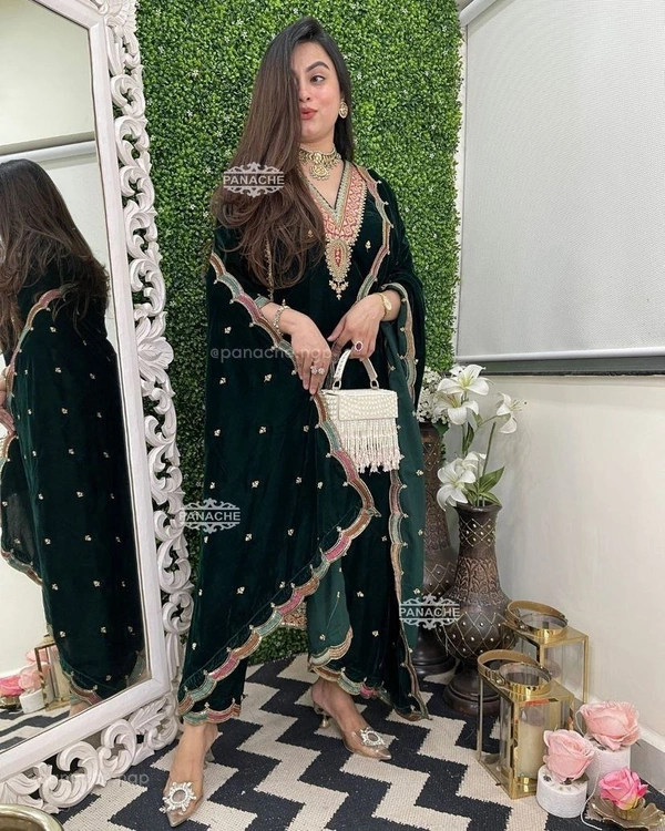LUNCHING PRIMIUM QUALITY DRESS + PANT + DUTTA COMBO FOR ALL FESTIVAL* ✨ - XL