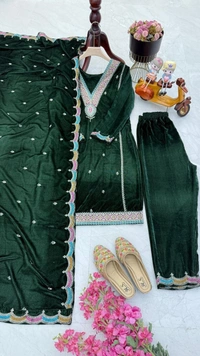 LUNCHING PRIMIUM QUALITY DRESS + PANT + DUTTA COMBO FOR ALL FESTIVAL* ✨ - XL