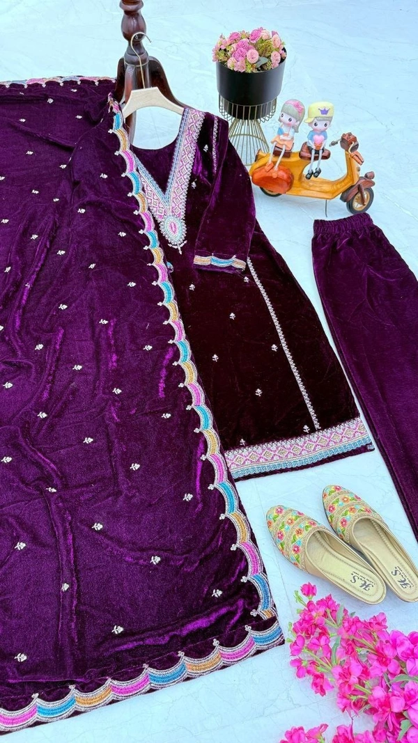 LUNCHING PRIMIUM QUALITY DRESS + PANT + DUTTA COMBO FOR ALL FESTIVAL* ✨ - XL