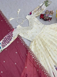 Launching Trending Peacock Design Gown 👗💌 - XXL