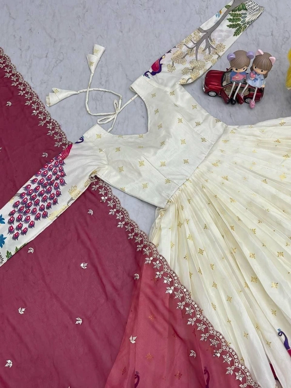 Launching Trending Peacock Design Gown 👗💌 - XXL