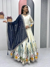 Launching Trending Peacock Design Gown 👗💌* - XXL