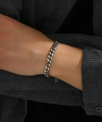 Salty Alpha Classic Cubic Chain For Men!!