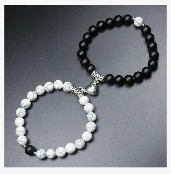 Cute Couple Bracelet - Black