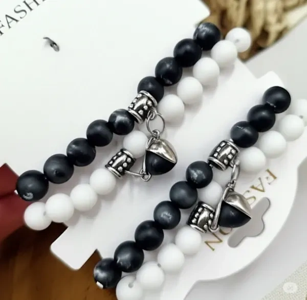 Cute Couple Bracelet - Black