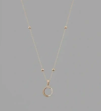 Rose Gold Plated Sterling Necklace - 18"
