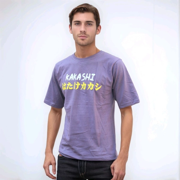 Kakashi Boys & Girls T Shirt Premium Pure Cotton - L