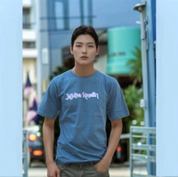 Storu Printed Men Round Neck Pure Cotton T Shirt  - L