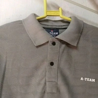 A-Team Down Shoulder Collar V Neck Hanley T-shirt  - M