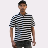 Black& White T-Shirt for men by Zoma Cart - XXL