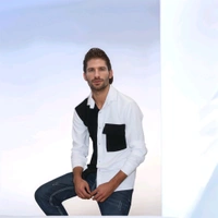 Regular Fit Shirt Black White Colour & Chest Pocket On Life Side - XL
