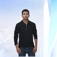 Black T Shirt For Man & Boys Premium Quality Heavy GSM - Black, M, Half Sleeve