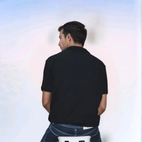 Black T Shirt For Man & Boys Premium Quality Heavy GSM - Black, M, Full Sleeve