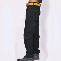 ZARA Mens Cotton Rich Stretch ( Skinni) Fit  - Black, 34