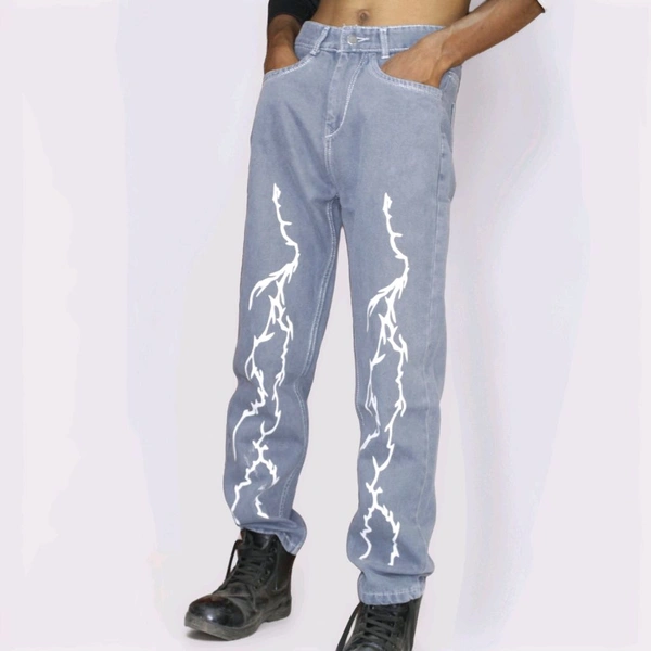 ZARA Blue Straight Leg Jeans 👖 Denim Pants For Men - 28