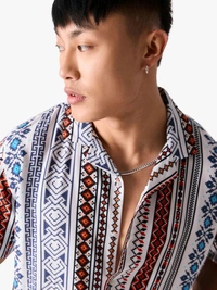 *🤩 PREMIUM LOOKING MEN'S COTTAN PRINTED STYLISH DESIGNED SHIRT* 🤑 - XL