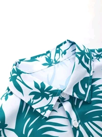 *🤩 SPECIAL SUMMER 🏝️ MEN'S DIGITAL PRINTED BEACH AND NIGHT WEAR* Shirt+Short 💘 - L